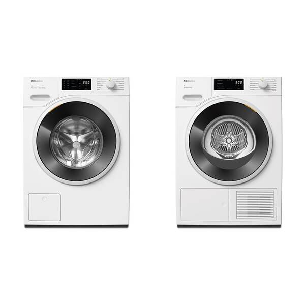 Set výrobkov Miele WWD 380 WCS + TWD 640 WP biely

