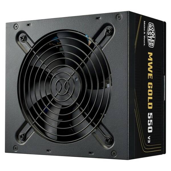 Zdroj Cooler Master MWE Gold V3 550W, 80+ Gold, ATX 3.1 čierny

