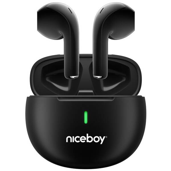 Slúchadlá Niceboy HIVE Beans POP čierna

