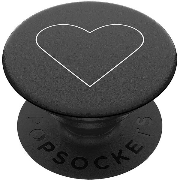 Držiak PopSockets PG WHT HEART BLACK 

