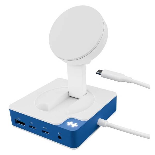 USB Hub HyperDrive Flex MagCharge USB-C biely/modrý

