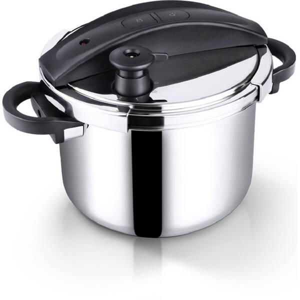 Tlakový hrniec Lamart LTDSD6 Pression, 6 l čierny/nerez

