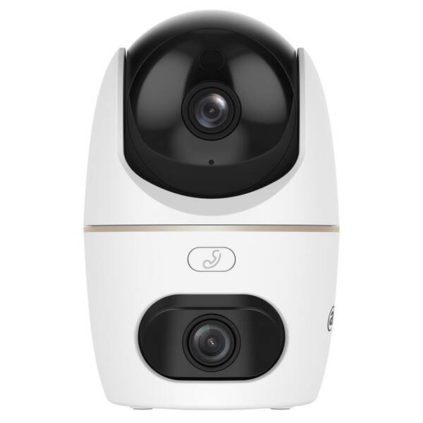 IP kamera Dahua H3D-3F, vnútorné, Wi-Fi, 3+3 Mpix, objektív 3,6mm, IR až 30m biela

