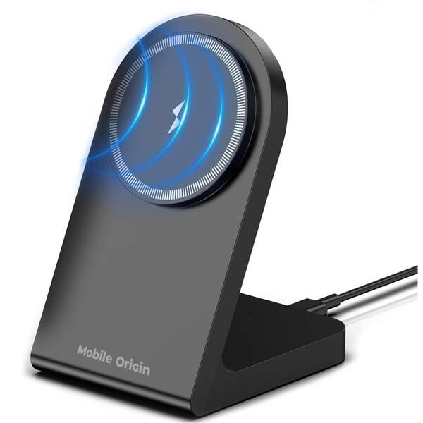 Bezdrôtová nabíjačka Mobile Origin PW15 MagSafe čierna

