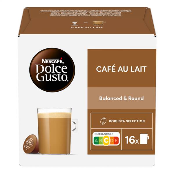 Kapsuly pre espressá NESCAFÉ Café au Lait 16 ks 

