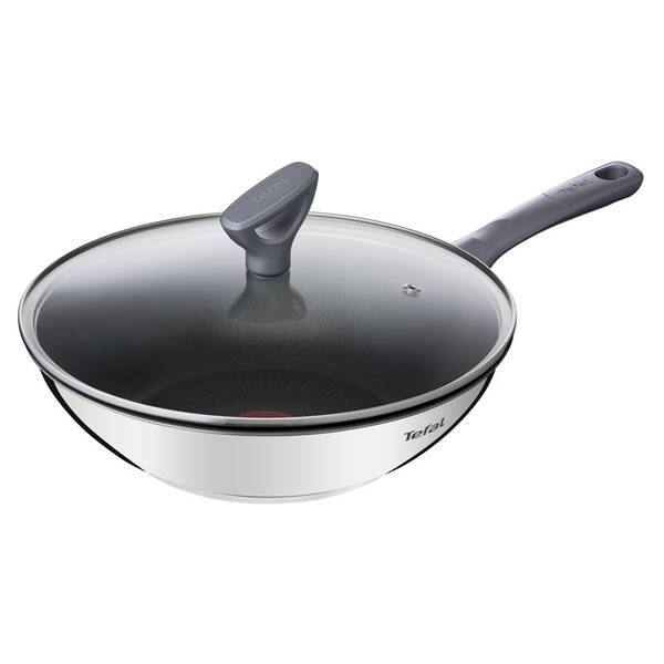 Panvica WOK Tefal G7309955, 28 cm, pokrievka nerez

