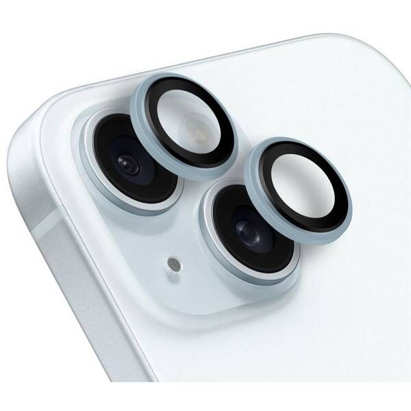 Ochranné sklo šošovky fotoaparátu Obal:Me Lens Protector na Apple iPhone 15/15 Plus fialové

