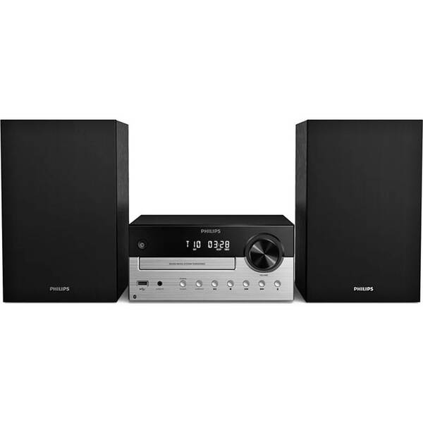 Mikro HiFi systém Philips TAM4205M2 čierny/strieborný

