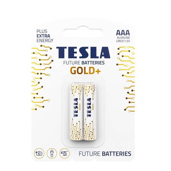 Batéria alkalická Tesla AAA GOLD+ (2 ks) 

