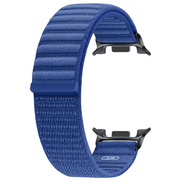 Remienok Samsung Fabric (S/M) modrý

