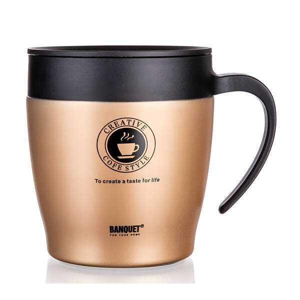 Termohrnček BANQUET TAZZA bronzový, 330 ml 

