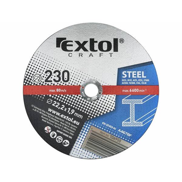 Rezací kotúč Extol Craft 106950 230x1,9x22,2mm (5 ks) 

