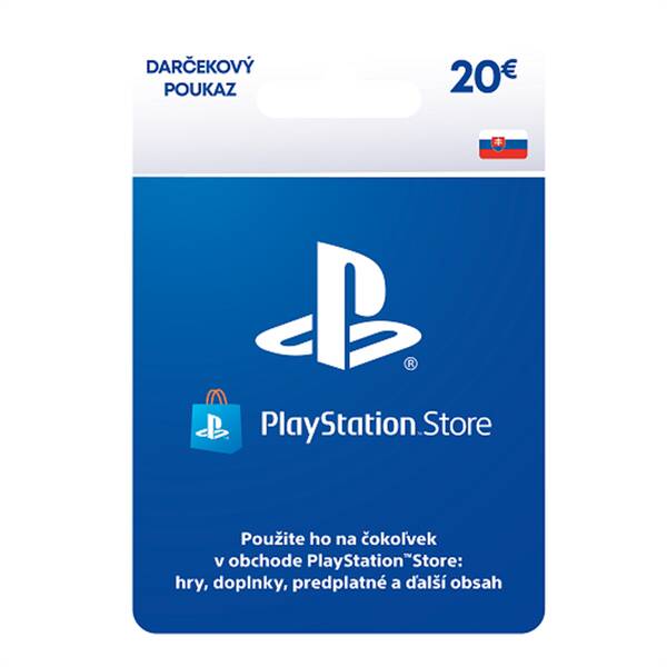 Softvér Sony PlayStation Live Cards 20 EUR 

