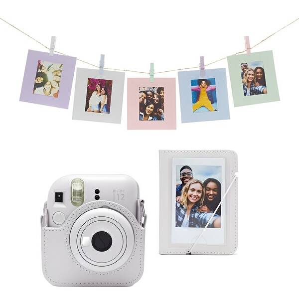 Instantný fotoaparát Fujifilm Instax mini 12 ACC kit biely

