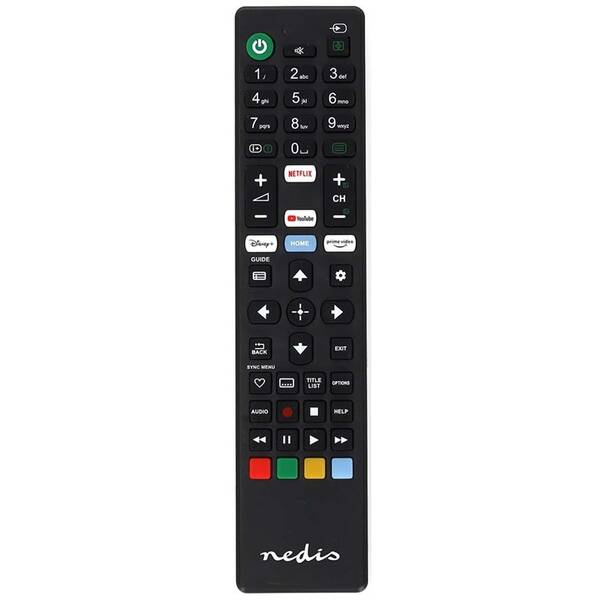 Diaľkový ovládač Nedis kompatibilný so všetkými televízormi Sony čierny

