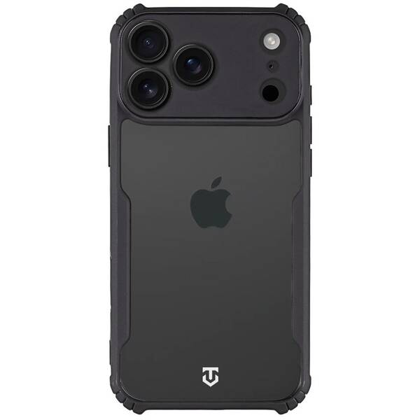 Kryt na mobil Tactical Quantum Stealth na Apple iPhone 17 Pro Max čierny/priehľadný

