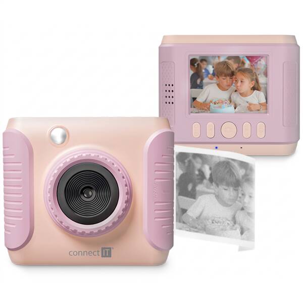 Instantný fotoaparát Connect IT INSTAPRINT ružový

