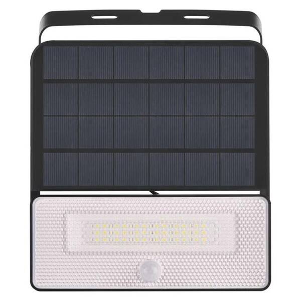 Reflektor EMOS SOLO, 1600lm, PIR, solárna, neutrálna biela čierny

