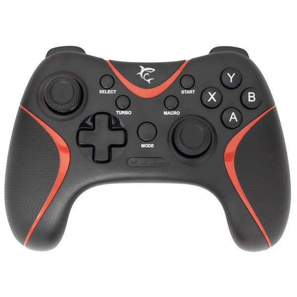 Gamepad White Shark DECURION, pro PS3, Windows, Android BOX a TV čierny/červený

