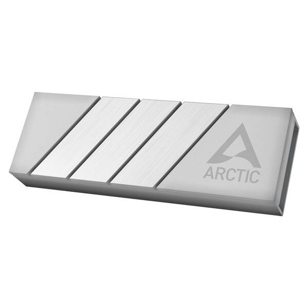Chladič Arctic Cooling M2 Pro Heatsink Set for M.2 2280 Silver strieborný

