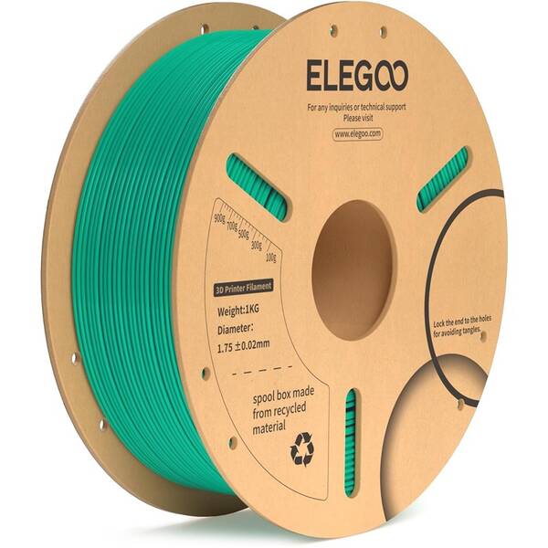Tlačová struna (filament) Elegoo PLA+ 1,75mm S zelený

