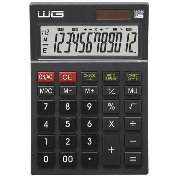 Kalkulačka WG WG1 EffiCalc Office čierna

