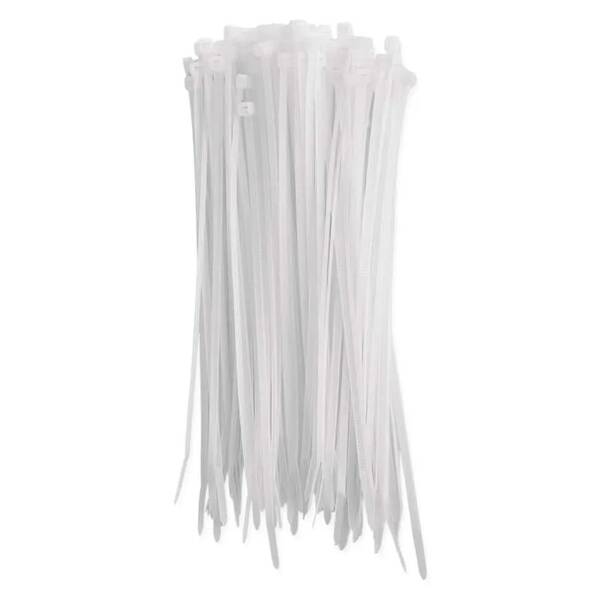 Sťahovacie pásky EMOS 200×3,5MM, 100KS biele

