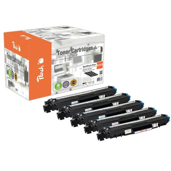 Toner Peach Brother TN-243, Multi-Pack-Plus, 5x1000 strán - CMY 2xBK 

