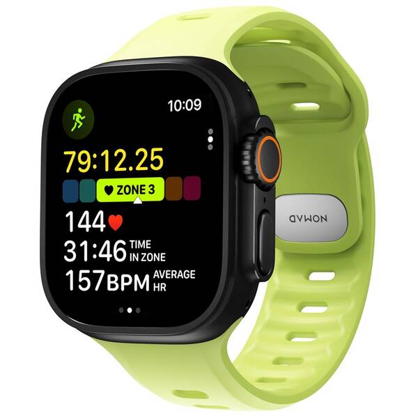 Remienok NOMAD Tempo Band na Apple Watch 49/Ultra/Ultra 2/Ultra 3 zelený

