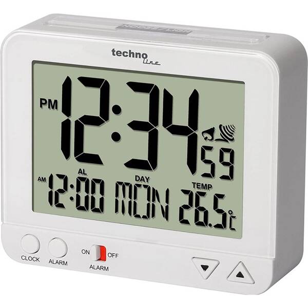 Budík TechnoLine WT 195 biely

