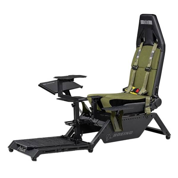 Letecký kokpit Next Level Racing Boeing Flight Simulator Military khaki

