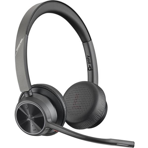 Headset HP Poly Voyager 4320 MS Teams, BT700 USB-A adaptér, stereo čierny


