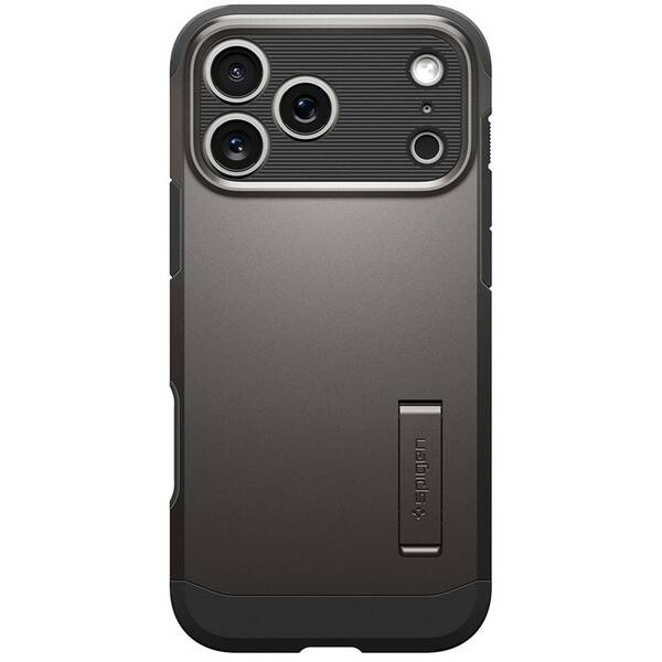 Kryt na mobil Spigen Tough Armor T MagSafe na Apple iPhone 17 Pro Max sivý

