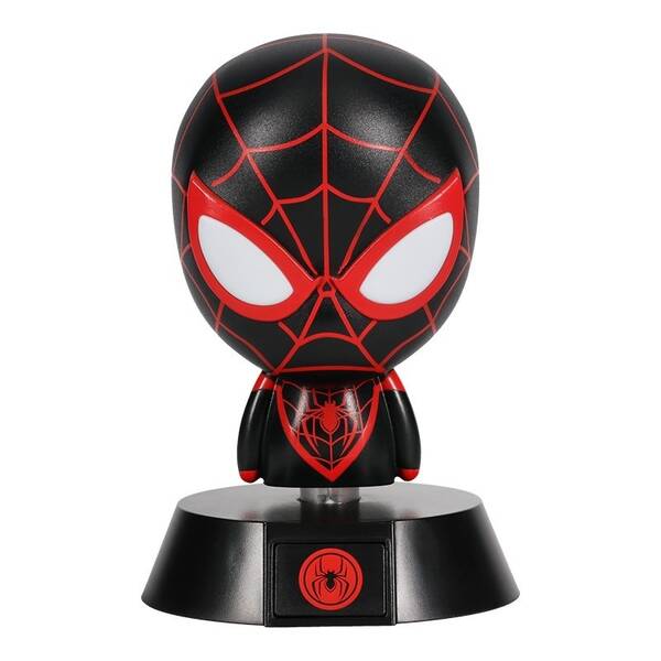 Dekoratívne LED Paladone Icon Light Miles Morales čierne/červené

