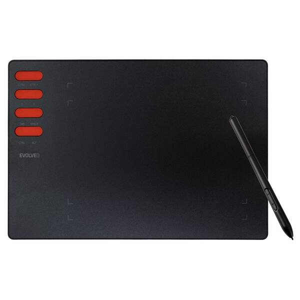 Grafický tablet Evolveo Grafico T8 čierny

