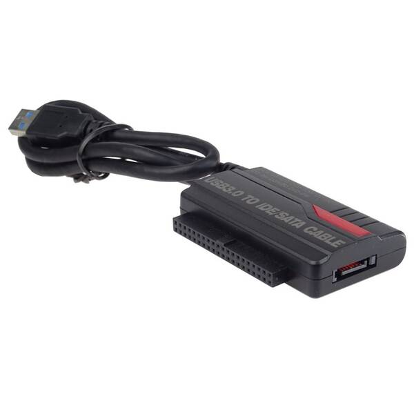 Adaptér PremiumCord USB 3.0 - SATA adaptér s káblom, napájací adaptér 


