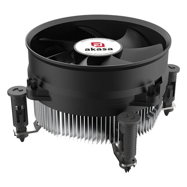 Chladič CPU AKASA Lo-Noise Intel LGA1700 Cooler, 77 W TDP hliník


