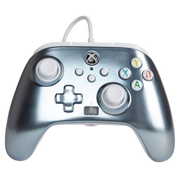 Gamepad PowerA Enhanced Wired pre Xbox Series X|S - Metallic Ice 

