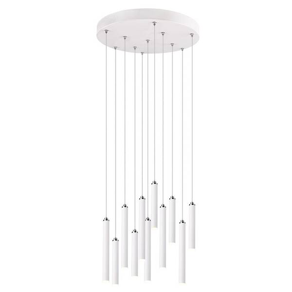 Závesné svietidlo TRIO Tubular biele

