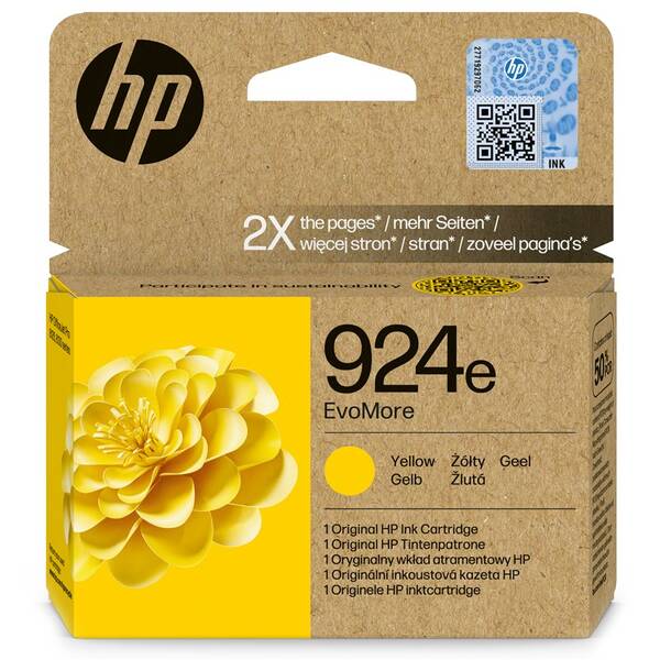Cartridge HP EvoMore 924e, 800 strán žltá

