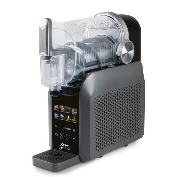 Výrobník ľadovej drte Domo Slush maker GELISSIMO DO9308I sivý

