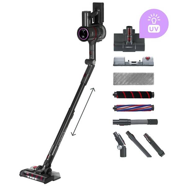 Tyčový vysávač Concept VP6250 Ultimate Pro 25,9 V, 4 v 1 čierny

