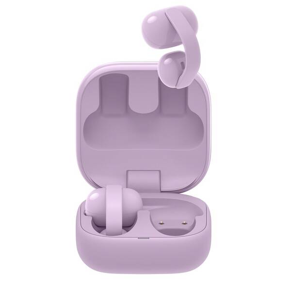 Slúchadlá Sony LinkBuds Clip fialová

