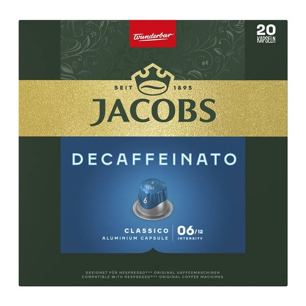 Kapsuly pre espressá Jacobs Decaffeinato (20 ks) 


