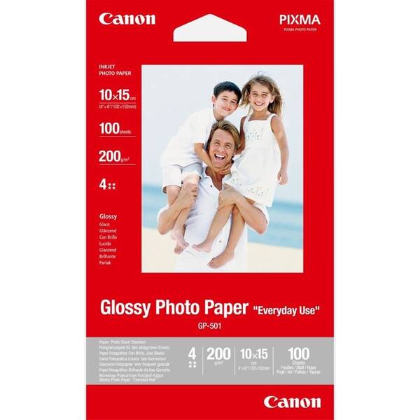 Fotopapier Canon GP 501, foto 10x15 cm, 100 listov 

