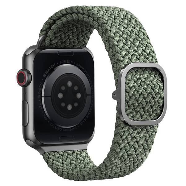 Remienok Uniq Aspen na Apple Watch 42/44/45mm zelený

