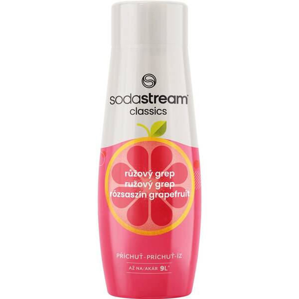 Príchuť pre šumivú vodu SodaStream Ružový grep, 440 ml 

