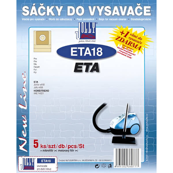 Vrecká pre vysávače Jolly ETA 18 (5 ks) 

