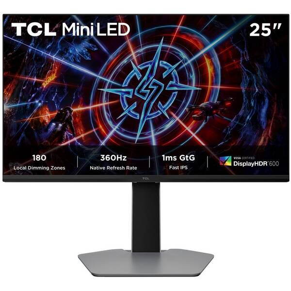Herný monitor TCL 25P2A Pro sivý

