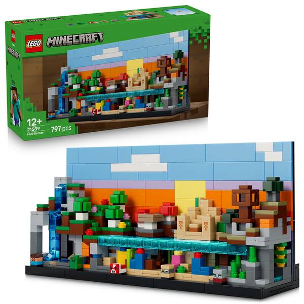 Stavebnica LEGO® Minecraft®  21589 Mini biomy 


